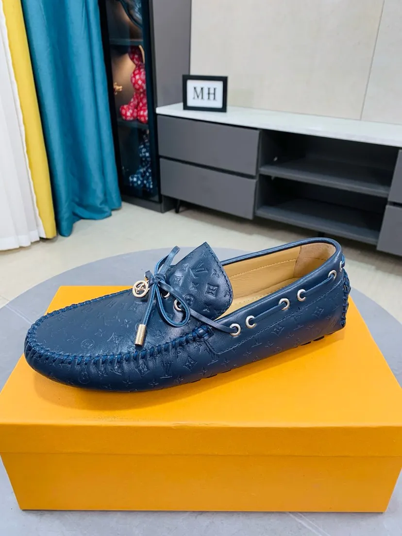 Men's men's shoes 💰458🌹🌹 Comes with full packaging [Louis Vuitton] LV Doudou shoe series, the leather materials used are all imported cowhide embossed 🐂The design is luxurious and elegant, perfectly interpreting the brand's luxury style 💪The upper is made of cowhide with imported genuine leather lining, it depends on the quality✅, code number: 38-44
